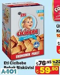 ETİ CİCİBEBE BEBEK BİSKÜVİSİ 1KG
